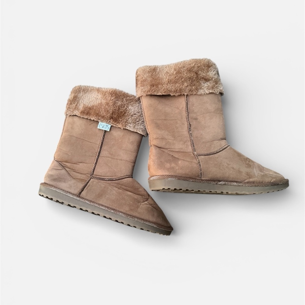 Eskis Women's Tan Winter Boots - Picture 2 of 3